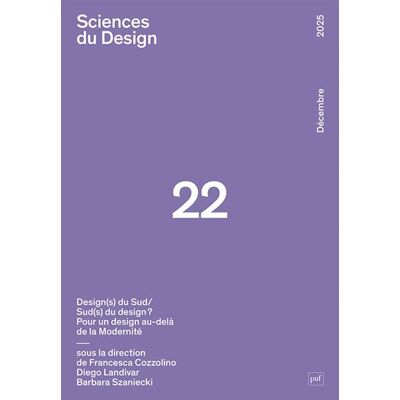 Puf SCIENCES DU DESIGN,22 Puf SCIENCES DU DESIGN,22