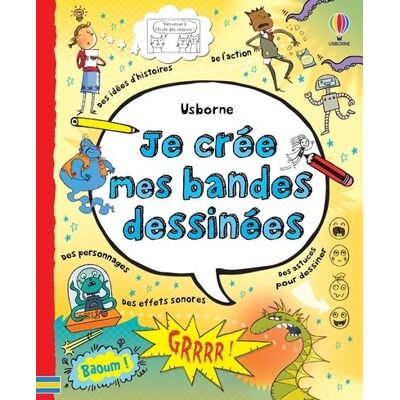 Usborne Je crée mes bandes dessinées Usborne Je crée mes bandes dessinées