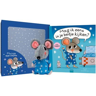 Clavis Mag ik eens in je bedje kijken? Boek + knuffel Clavis Mag ik eens in je bedje kijken? Boek + knuffel