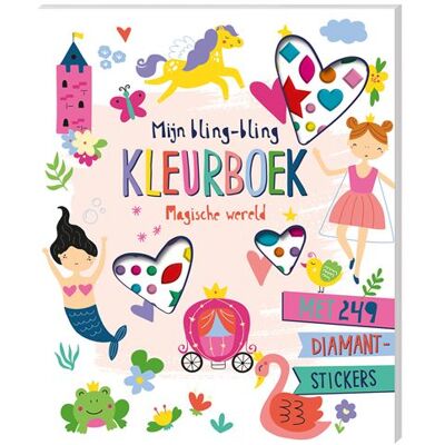 Interstat B.V. Mijn bling-bling kleurboek - Magische wereld Interstat B.V. Mijn bling-bling kleurboek - Magische wereld