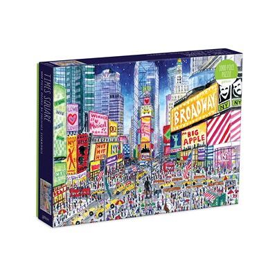 Galison Puzzle - 1000 Piece: Michael Storrings Times Square - Puzzel Galison Puzzle - 1000 Piece: Michael Storrings Times Square - Puzzel