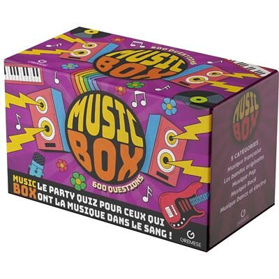Gremese MUSIC BOX LE PARTY QUIZ POUR CEUX QUI ONT LA MUSIQUE DANS LE Gremese MUSIC BOX LE PARTY QUIZ POUR CEUX QUI ONT LA MUSIQUE DANS LE