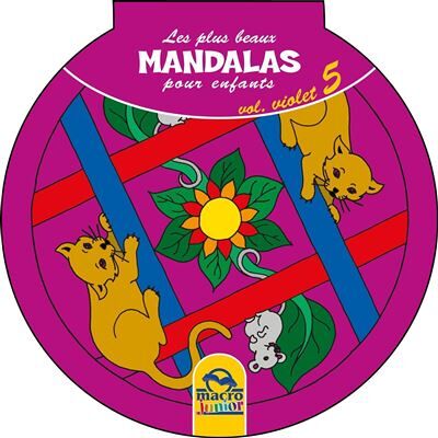 Macro Les plus beaux Mandalas pour les enfants - serie n°1 - Volume Violet_5 Macro Les plus beaux Mandalas pour les enfants - serie n°1 - Volume Violet_5