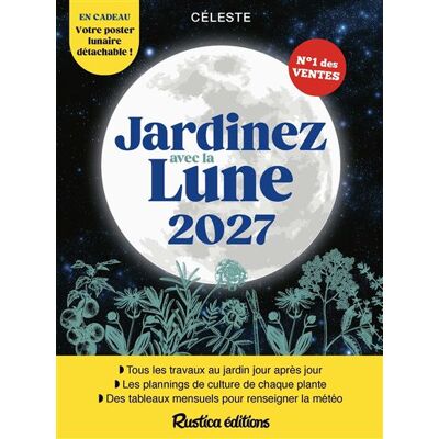 Rustica JARDINEZ AVEC LA LUNE 2027 Rustica JARDINEZ AVEC LA LUNE 2027