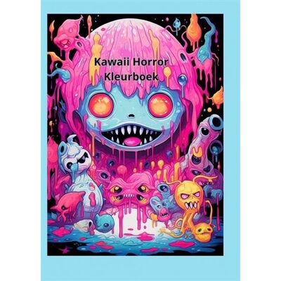 Mijnbestseller Kawaii Horror Kleurboek Mijnbestseller Kawaii Horror Kleurboek