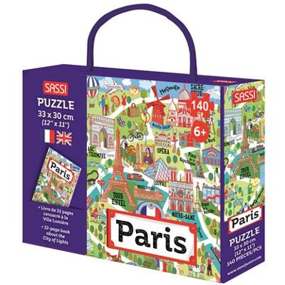Sassi PARIS (LIVRE + PUZZLE 140 PIECES) Sassi PARIS (LIVRE + PUZZLE 140 PIECES)