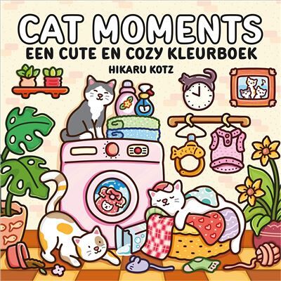 Harper Collins Holland Cat Moments – een cute en cozy kleurboek Harper Collins Holland Cat Moments – een cute en cozy kleurboek