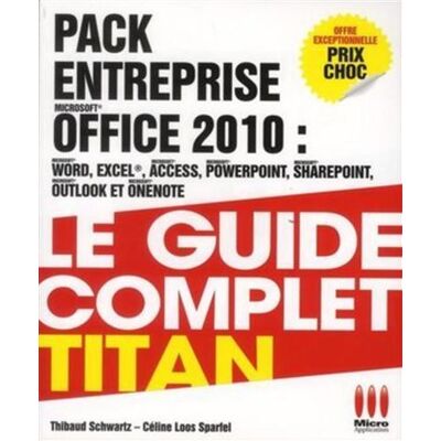 Micro Application Titan pack entreprise office 2010 Micro Application Titan pack entreprise office 2010