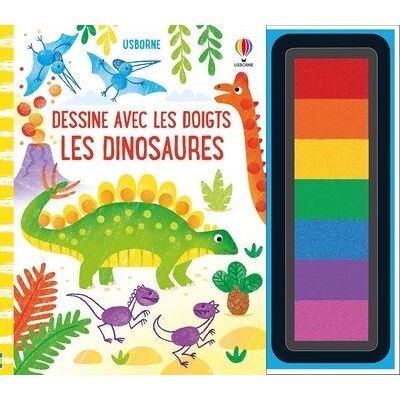 Usborne Dessine avec les doigts les dinosaures Usborne Dessine avec les doigts les dinosaures