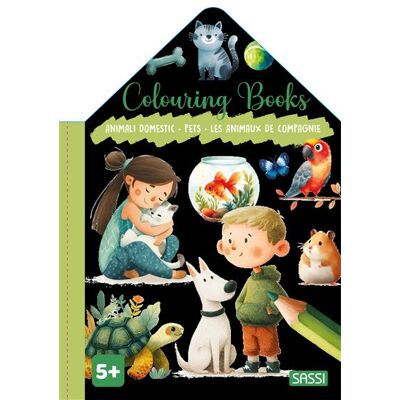 Sassi LES ANIMAUX DE COMPAGNIE COLOURING BOOK Sassi LES ANIMAUX DE COMPAGNIE COLOURING BOOK