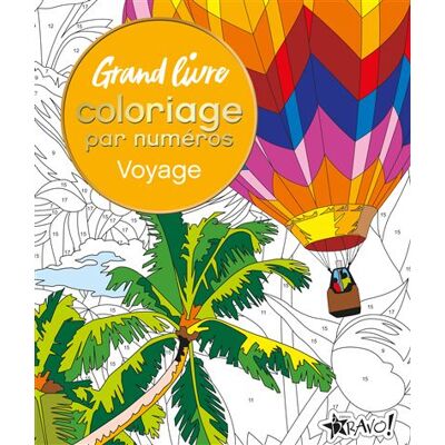 Bravo GRAND LIVRE COLORIAGE PAR NUMEROS VOYAGE Bravo GRAND LIVRE COLORIAGE PAR NUMEROS VOYAGE