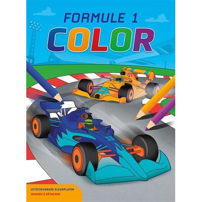 Chantecler Formule 1 color - bloc de coloriage Chantecler Formule 1 color - bloc de coloriage
