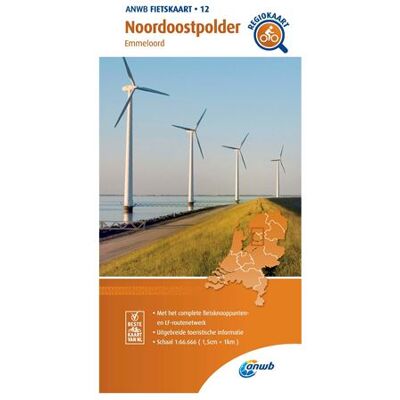 ANWB Media Fietskaart 12 - Noordoostpolder (Emmeloord) ANWB Media Fietskaart 12 - Noordoostpolder (Emmeloord)