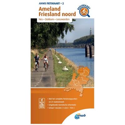 ANWB Media Fietskaart 2 - Ameland, Friesland Noord (Nes, Dokkum, Leeuwarden) ANWB Media Fietskaart 2 - Ameland, Friesland Noord (Nes, Dokkum, Leeuwarden)