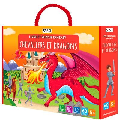 Sassi CHEVALIERS ET DRAGONS (LIVRE + PUZZLE) Sassi CHEVALIERS ET DRAGONS (LIVRE + PUZZLE)