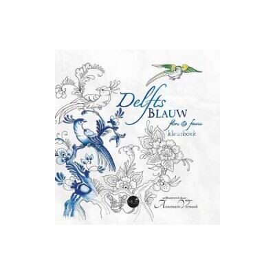 BBNC Uitgevers Delfts Blauw flora & fauna kleurboek BBNC Uitgevers Delfts Blauw flora & fauna kleurboek