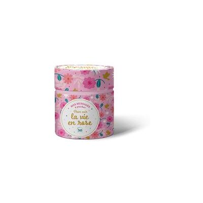 Editions 365 MES MESSAGES A PIOCHER POUR VOIR LA VIE EN ROSE (40 CARTES) Editions 365 MES MESSAGES A PIOCHER POUR VOIR LA VIE EN ROSE (40 CARTES)