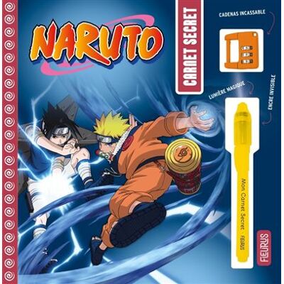 Fleurus MON CARNET SECRET - NARUTO Fleurus MON CARNET SECRET - NARUTO