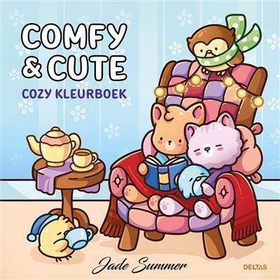 Zuidnederlandse Uitgeverij (ZNU) Comfy & Cute - Cozy kleurboek Jade Summer Zuidnederlandse Uitgeverij (ZNU) Comfy & Cute - Cozy kleurboek Jade Summer