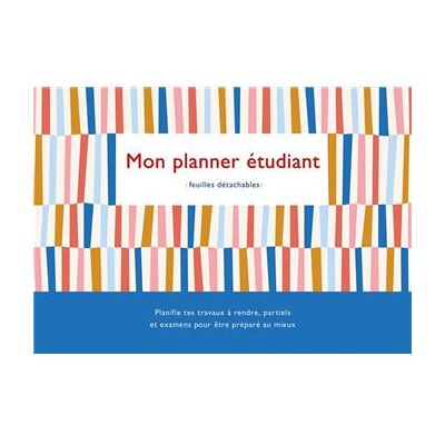 Chantecler Editions ZNU Mon Planner Étudiant - Barres - Airfryer Chantecler Editions ZNU Mon Planner Étudiant - Barres - Airfryer