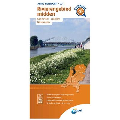 ANWB Media Fietskaart 27 - Rivierengebied midden (Gorinchem, ANWB Media Fietskaart 27 - Rivierengebied midden (Gorinchem,