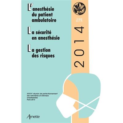 Arnette JEPU infirmiers anesthésistes 2014 Arnette JEPU infirmiers anesthésistes 2014