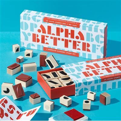 Abrams Alpha Better Stamp Set Abrams Alpha Better Stamp Set