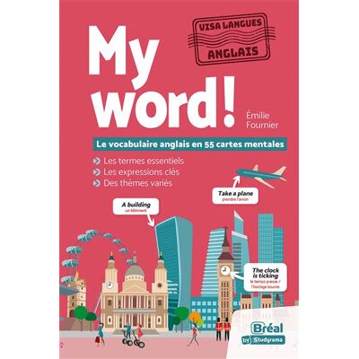 Bréal My word le vocabulaire anglais en 55 cartes mentales Bréal My word le vocabulaire anglais en 55 cartes mentales