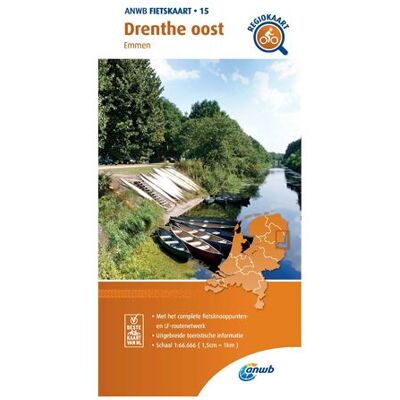 ANWB Media Fietskaart 15 - Drenthe Oost (Emmen) ANWB Media Fietskaart 15 - Drenthe Oost (Emmen)