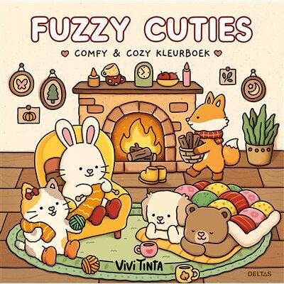 Zuidnederlandse Uitgeverij (ZNU) Fuzzy Cuties Cute & Comfy kleurboek Vivi Tinta Zuidnederlandse Uitgeverij (ZNU) Fuzzy Cuties Cute & Comfy kleurboek Vivi Tinta