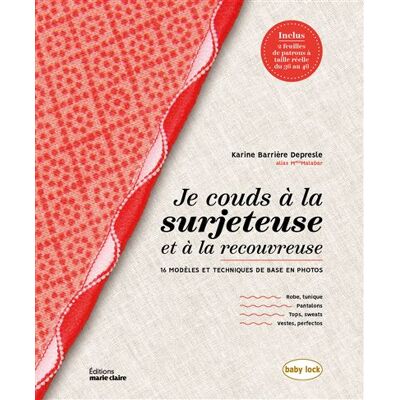 Marie Claire Coudre a la surjeteuse Marie Claire Coudre a la surjeteuse