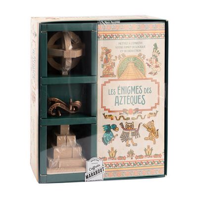 Marabout LES MYSTERES DES AZTEQUES (1 LIVRE ENIGMES + 3 CASSE-TETES) Marabout LES MYSTERES DES AZTEQUES (1 LIVRE ENIGMES + 3 CASSE-TETES)