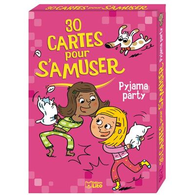Lito 30 cartes pour s'amuser pyjama party Lito 30 cartes pour s'amuser pyjama party