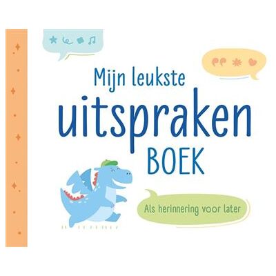 Zuidnederlandse Uitgeverij (ZNU) Mijn leukste uitspraken boek (oranje) Zuidnederlandse Uitgeverij (ZNU) Mijn leukste uitspraken boek (oranje)