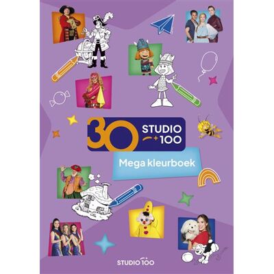 Studio 100 mega kleurboek - 30 jaar Studio 100 mega kleurboek - 30 jaar