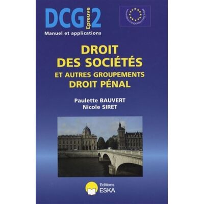 ESKA Dcg 2 - droit des societes ESKA Dcg 2 - droit des societes