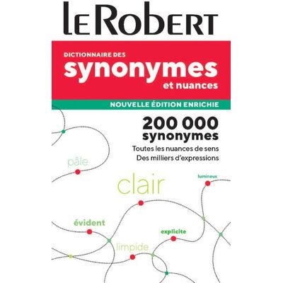 Le Robert DICT.DES SYNONYMES ET NUANCES POCHE PLUS Le Robert DICT.DES SYNONYMES ET NUANCES POCHE PLUS