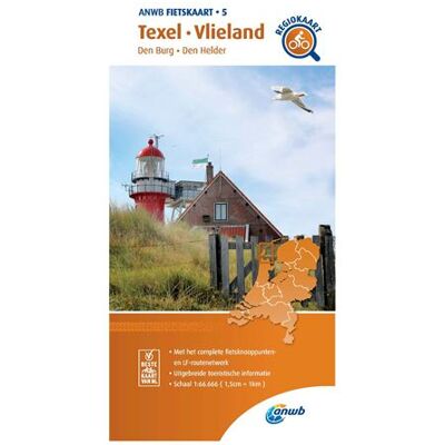 ANWB Media Fietskaart 5 - Texel, Vlieland (Den Burg, Den Helder) ANWB Media Fietskaart 5 - Texel, Vlieland (Den Burg, Den Helder)