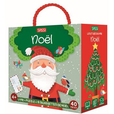 Sassi NOEL (LIVRE + PUZZLE 40 PIECES + 10 SILHOUETTES) Sassi NOEL (LIVRE + PUZZLE 40 PIECES + 10 SILHOUETTES)