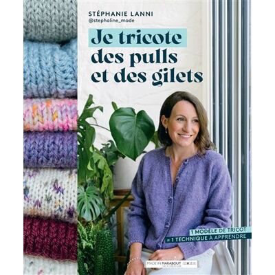 Marabout JE TRICOTE DES PULLS ET DES GILETS Marabout JE TRICOTE DES PULLS ET DES GILETS