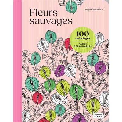 Solar FLEURS SAUVAGES 100 COLORIAGES Solar FLEURS SAUVAGES 100 COLORIAGES