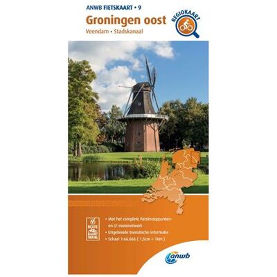 ANWB Media Fietskaart 9 - Groningen Oost (Veendam, Stadskanaal) ANWB Media Fietskaart 9 - Groningen Oost (Veendam, Stadskanaal)