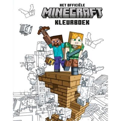 WPG Kindermedia Het officiële Minecraft kleurboek WPG Kindermedia Het officiële Minecraft kleurboek