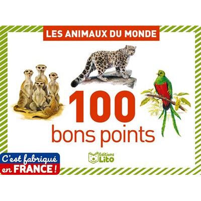 Lito 100 bons points animaux monde Lito 100 bons points animaux monde