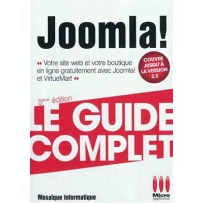 Micro Application Guide complet joomla Micro Application Guide complet joomla