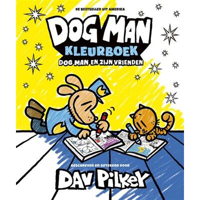 WPG Kindermedia Dog Man kleurboek WPG Kindermedia Dog Man kleurboek