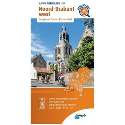 ANWB Media Fietskaart 34 - Noord-Brabant West (Bergen op Zoom, Roosendaal) ANWB Media Fietskaart 34 - Noord-Brabant West (Bergen op Zoom, Roosendaal)
