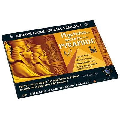 Larousse Les mystères de la pyramide Escape game spécial famille ! Larousse Les mystères de la pyramide Escape game spécial famille !