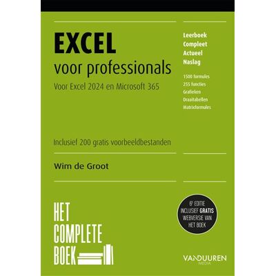 Van Duuren Media Excel voor professionals Van Duuren Media Excel voor professionals