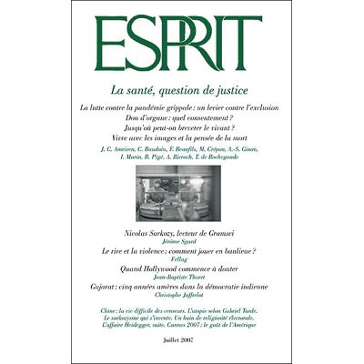 Esprit La santé, question de justice Esprit La santé, question de justice